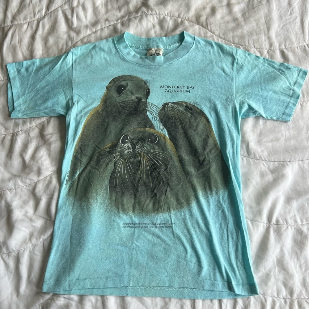 Vintage Monterey Bay Aquarium Single Stitch T shirt